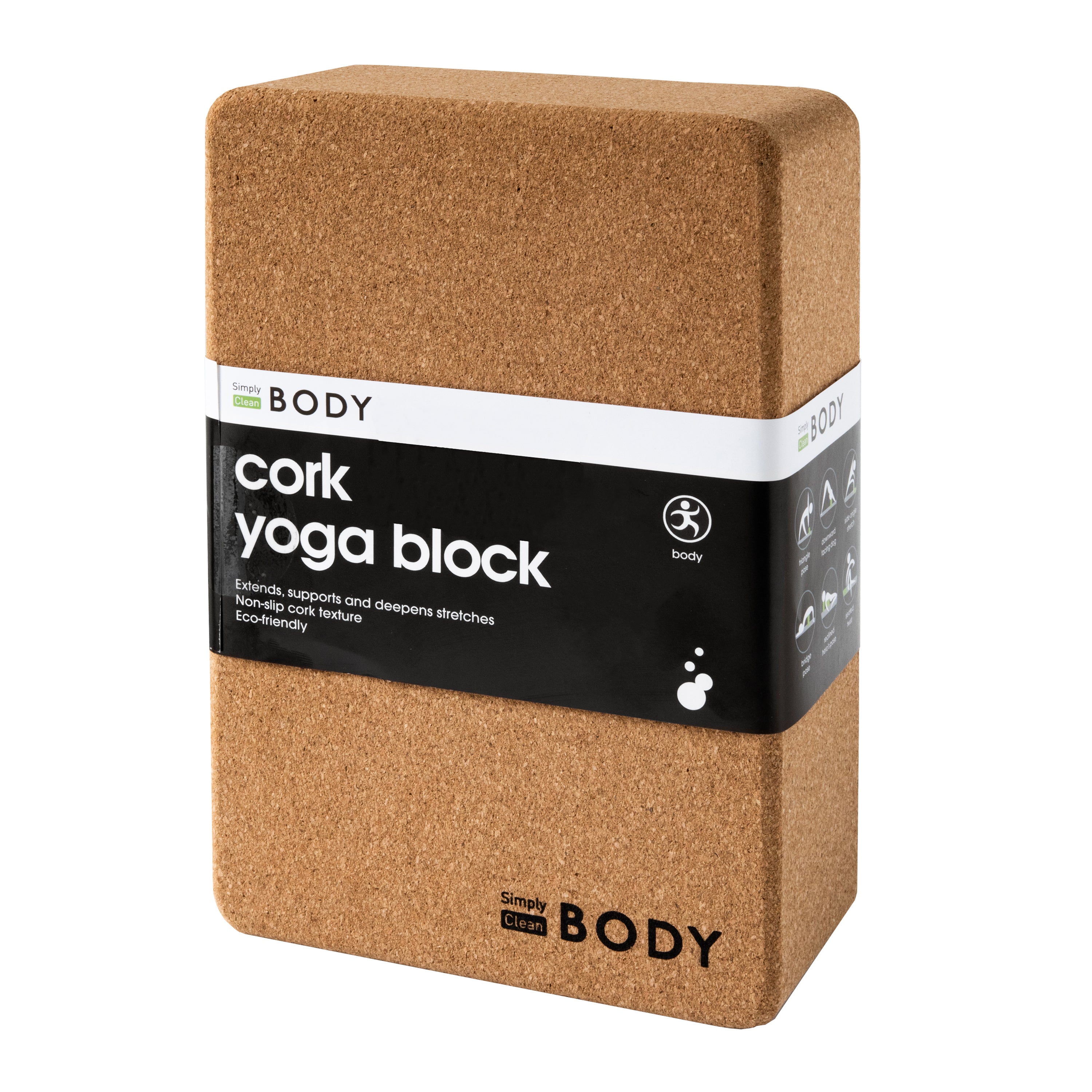 Simply Clean Active Cork Yoga Block